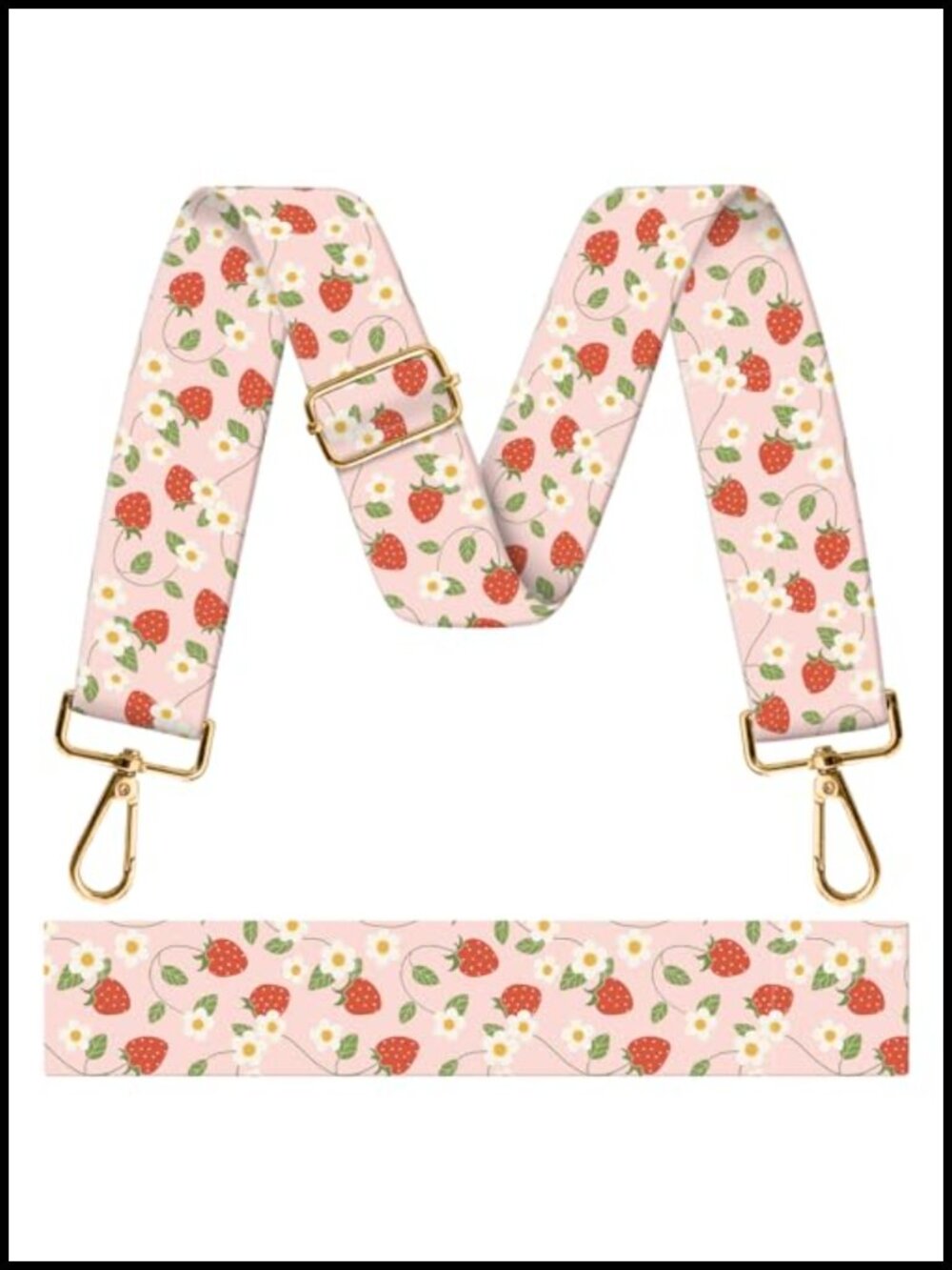Adjustable Crossbody Purse Strap Replacement Wide Fabric Bag Strap